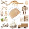 image12 Pack Basswood Sheets for Crafts 12x18x18 Inch 3mm Thick Unfinished Plywood for Laser Cutting ampamp Engraving DIY Ornaments and Architectural ModelBasswood 18Packs