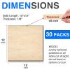 image12 Pack Basswood Sheets for Crafts 12x18x18 Inch 3mm Thick Unfinished Plywood for Laser Cutting ampamp Engraving DIY Ornaments and Architectural ModelBasswood 18Packs