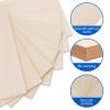 image12 Pack Basswood Sheets for Crafts 12x18x18 Inch 3mm Thick Unfinished Plywood for Laser Cutting ampamp Engraving DIY Ornaments and Architectural ModelBasswood 10Packs