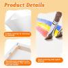 imageESRICH 8 Pack Mini Canvases for Painting 5x5In 25Profile Small Square Canvases Primed Cotton Small Stretched Canvas for Kids Painting Supplies Such as Painting PartiesSchoolampampHome Decor Projects6x6in6P