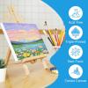 imageESRICH 8 Pack Mini Canvases for Painting 5x5In 25Profile Small Square Canvases Primed Cotton Small Stretched Canvas for Kids Painting Supplies Such as Painting PartiesSchoolampampHome Decor Projects5x7in8P