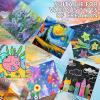 imageESRICH 8 Pack Mini Canvases for Painting 5x5In 25Profile Small Square Canvases Primed Cotton Small Stretched Canvas for Kids Painting Supplies Such as Painting PartiesSchoolampampHome Decor Projects2x2in24P