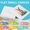 imageESRICH 8 Pack Mini Canvases for Painting 5x5In 25Profile Small Square Canvases Primed Cotton Small Stretched Canvas for Kids Painting Supplies Such as Painting PartiesSchoolampampHome Decor Projects2x2in24P