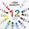 imageESRICH Acrylic Paint Canvas Set104 Piece Professional Painting Supplies Kit with 4 Wood Easel4  12Colors4  10 Paint BrushesCanvas EtcPremium Paint Kit for Kids Students Artists Beginner