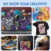 imageESRICH Airbrush Paint 52 Colors 1 oz with 4 ThinnerAir Brush Painting Set Acrylic Ready to Spray Air Brushes PaintWaterBased Airbrush Paint Set for MetalPlasticCanvasWoodAir brush Paint Kit26 color