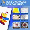 imageESRICH Canvas Boards for Painting 5 Pack Canvases for Painting 8x10 Cotton Primed Acid Free Blank Canvas Panels for Oil Paint Watercolor Acrylic Paint Gouache and Tempera1114in 2pack