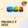 imageESRICH Canvas Boards for Painting 5 Pack Canvases for Painting 8x10 Cotton Primed Acid Free Blank Canvas Panels for Oil Paint Watercolor Acrylic Paint Gouache and Tempera810in 160pack