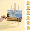 imageESRICH Canvas Boards for Painting 5 Pack Canvases for Painting 8x10 Cotton Primed Acid Free Blank Canvas Panels for Oil Paint Watercolor Acrylic Paint Gouache and Tempera810in 160pack