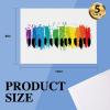 imageESRICH Canvas Boards for Painting 5 Pack Canvases for Painting 8x10 Cotton Primed Acid Free Blank Canvas Panels for Oil Paint Watercolor Acrylic Paint Gouache and Tempera810in 5pack