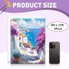 imageESRICH Canvas Boards for Painting 5 Pack Canvases for Painting 8x10 Cotton Primed Acid Free Blank Canvas Panels for Oil Paint Watercolor Acrylic Paint Gouache and Tempera912in 5pack