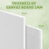 imageESRICH Canvas Boards for Painting 5 Pack Canvases for Painting 8x10 Cotton Primed Acid Free Blank Canvas Panels for Oil Paint Watercolor Acrylic Paint Gouache and Tempera1620in 6pack