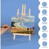imageESRICH Canvases for Painting 8Pack Painting Canvas with 9x128x104x6Canvas Panels for Oil PaintWatercolorAcrylic PaintGouache and Tempera20 Packs Canvas Panel  6 Sizes