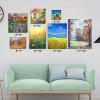 imageESRICH Canvases for Painting 8Pack Painting Canvas with 9x128x104x6Canvas Panels for Oil PaintWatercolorAcrylic PaintGouache and Tempera36 Packs Canvas Panel  9 Sizes4 of Each
