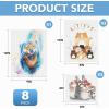 imageESRICH Canvases for Painting 8Pack Painting Canvas with 9x128x104x6Canvas Panels for Oil PaintWatercolorAcrylic PaintGouache and Tempera8 pack canvas panel3 size