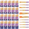 imageESRICH Paint Brushes Set20 Packs 200 Pcs Acrylic Paint Brush SetAcrylic Oil Watercolor Face Nail Art Miniature DetailingRock PaintingPainting Artist Professional KitsGreenPurple