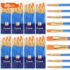 imageESRICH Paint Brushes Set20 Packs 200 Pcs Acrylic Paint Brush SetAcrylic Oil Watercolor Face Nail Art Miniature DetailingRock PaintingPainting Artist Professional KitsGreenBlue