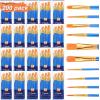 imageESRICH Paint Brushes Set20 Packs 200 Pcs Acrylic Paint Brush SetAcrylic Oil Watercolor Face Nail Art Miniature DetailingRock PaintingPainting Artist Professional KitsGreenBlue