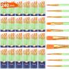 imageESRICH Paint Brushes Set24 Packs 240 Pcs Acrylic Paint Brush SetAcrylic Oil Watercolor Face Nail Art Miniature DetailingRock PaintingPainting Artist Professional KitsGreenGreen