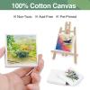 imageESRICH Small Stretched Canvas for Painting 6x6 inch 25Profile Art Primed 16 Pack Canvases for Painting Cotton Small Professional Blank Paint Canvas for Kids and Art Supplies for Acrylics Oils24x24in40 Packs