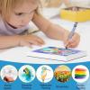 imageESRICH Small Stretched Canvas for Painting 6x6 inch 25Profile Art Primed 16 Pack Canvases for Painting Cotton Small Professional Blank Paint Canvas for Kids and Art Supplies for Acrylics Oils4x4in100 Packs