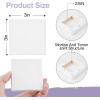 imageESRICH Small Stretched Canvas for Painting 6x6 inch 25Profile Art Primed 16 Pack Canvases for Painting Cotton Small Professional Blank Paint Canvas for Kids and Art Supplies for Acrylics Oils3x3in32 Packs