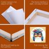imageESRICH Small Stretched Canvas for Painting 6x6 inch 25Profile Art Primed 8 Pack Canvases for Painting Cotton Small Professional Blank Paint Canvas for Kids and Art Supplies for Acrylics Oils20 Packs Stretched Canvas  2424in