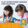 imageESRICH Small Stretched Canvas for Painting 6x6 inch 25Profile Art Primed 8 Pack Canvases for Painting Cotton Small Professional Blank Paint Canvas for Kids and Art Supplies for Acrylics Oils8 Packs Stretched Canvas  66in