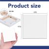 imageESRICH Small Stretched Canvas for Painting 6x6 inch 25Profile Art Primed 8 Pack Canvases for Painting Cotton Small Professional Blank Paint Canvas for Kids and Art Supplies for Acrylics Oils12 Packs Stretched Canvas  44in