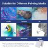 imageESRICH Small Stretched Canvas for Painting 6x6 inch 25Profile Art Primed 8 Pack Canvases for Painting Cotton Small Professional Blank Paint Canvas for Kids and Art Supplies for Acrylics Oils12 Packs Stretched Canvas  44in