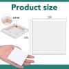 imageESRICH Small Stretched Canvas for Painting 6x6 inch 25Profile Art Primed 8 Pack Canvases for Painting Cotton Small Professional Blank Paint Canvas for Kids and Art Supplies for Acrylics Oils16 Packs Stretched Canvas  33in