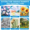 imageESRICH Small Stretched Canvas for Painting 6x6 inch 25Profile Art Primed 8 Pack Canvases for Painting Cotton Small Professional Blank Paint Canvas for Kids and Art Supplies for Acrylics Oils6 Packs Stretched Canvas  57in