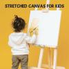 imageESRICH Stretched Canvas for Painting 18x24 Inch 5Pack Large Canvas for Painting Primed AcidFree Cotton Blank Canvases Art Paint Canvases for Oil PaintWatercolorAcrylic PaintGouache and Tempera12X12IN 10 Packs