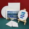 imageESRICH Stretched Canvas for Painting 18x24 Inch 5Pack Large Canvas for Painting Primed AcidFree Cotton Blank Canvases Art Paint Canvases for Oil PaintWatercolorAcrylic PaintGouache and Tempera24 Packs  8 Sizes 3 of Each