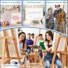 imageESRICH Stretched Canvas for Painting 18x24 Inch 5Pack Large Canvas for Painting Primed AcidFree Cotton Blank Canvases Art Paint Canvases for Oil PaintWatercolorAcrylic PaintGouache and Tempera9X12IN 8 Packs