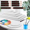 imageESRICH Stretched Canvas for Painting 18x24 Inch 5Pack Large Canvas for Painting Primed AcidFree Cotton Blank Canvases Art Paint Canvases for Oil PaintWatercolorAcrylic PaintGouache and Tempera24 Packs  8 Sizes 3 of Each