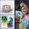 imageESRICH Stretched Canvas for Painting 18x24 Inch 5Pack Large Canvas for Painting Primed AcidFree Cotton Blank Canvases Art Paint Canvases for Oil PaintWatercolorAcrylic PaintGouache and Tempera8X8IN 24 Packs