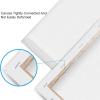 imageESRICH Stretched Canvas for Painting 18x24 Inch 5Pack Large Canvas for Painting Primed AcidFree Cotton Blank Canvases Art Paint Canvases for Oil PaintWatercolorAcrylic PaintGouache and Tempera11X14IN 36 Packs
