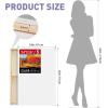 imageESRICH Stretched Canvas for Painting 18x24 Inch 5Pack Large Canvas for Painting Primed AcidFree Cotton Blank Canvases Art Paint Canvases for Oil PaintWatercolorAcrylic PaintGouache and Tempera24X36IN 5 Packs