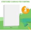 imageESRICH Stretched Canvas for Painting 24x36 Inch 2 Pack Large Canvas for Painting Primed AcidFree Cotton Blank Canvases 24x36 Inch Large Painting Canvas for Oil PaintWatercolorAcrylic Paint3Pack16x20 Canvas