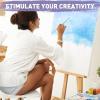 imageESRICH Stretched Canvas for Painting 24x36 Inch 2 Pack Large Canvas for Painting Primed AcidFree Cotton Blank Canvases 24x36 Inch Large Painting Canvas for Oil PaintWatercolorAcrylic Paint2Pack24x36 Canvas