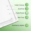imageESRICH Stretched Canvas for Painting 24x36 Inch 2 Pack Large Canvas for Painting Primed AcidFree Cotton Blank Canvases 24x36 Inch Large Painting Canvas for Oil PaintWatercolorAcrylic Paint3Pack16x20 Canvas