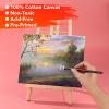 imageESRICH Stretched Canvas for Painting 24x36 Inch 2 Pack Large Canvas for Painting Primed AcidFree Cotton Blank Canvases 24x36 Inch Large Painting Canvas for Oil PaintWatercolorAcrylic Paint14Pack Canvas