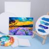 imageESRICH Stretched Canvas for Painting 24x36 Inch 3Pack Large Canvas for Painting Primed AcidFree Cotton Blank Canvases Art Paint Canvases for Oil PaintWatercolorAcrylic PaintGouache and Tempera14ps7size x2