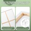 imageESRICH Stretched Canvas for Painting 24x36 Inch 3Pack Large Canvas for Painting Primed AcidFree Cotton Blank Canvases Art Paint Canvases for Oil PaintWatercolorAcrylic PaintGouache and Tempera3 Packs1Sizes 2436in