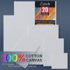 imageESRICH Stretched Canvas for Painting 24x36 Inch 3Pack Large Canvas for Painting Primed AcidFree Cotton Blank Canvases Art Paint Canvases for Oil PaintWatercolorAcrylic PaintGouache and Tempera20ps5size x4