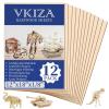 image12 Pack Basswood Sheets for Crafts 12x18x18 Inch 3mm Thick Unfinished Plywood for Laser Cutting ampamp Engraving DIY Ornaments and Architectural Model12Packs
