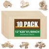image36 Pack 12x12 Basswood Sheets 18 Inch Unfinished Wood for Crafts Basswood for Laser Cutting ampamp Engraving Wood Burining Basswood Plywood Sheets for Architectural ModelsBasswood 10P