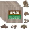 image48 Pack Basswood Sheets 18x12x12 Inch Unfinished Wood for Crafts 3mm Basswood for Laser Cutting ampamp Engraving Wood BurningArchitectural Models Plywood Board for PaintingWalnut 8 p