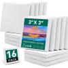 16 Packs Stretched Canvas - 3*3in