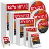 imageESRICH Stretched Canvas for Painting 24x36 Inch 2 Pack Large Canvas for Painting Primed AcidFree Cotton Blank Canvases 24x36 Inch Large Painting Canvas for Oil PaintWatercolorAcrylic Paint21Pack Canvas
